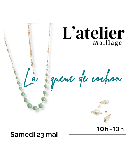 Atelier diy queue de cochon - Atelier bijoux Pearl Access