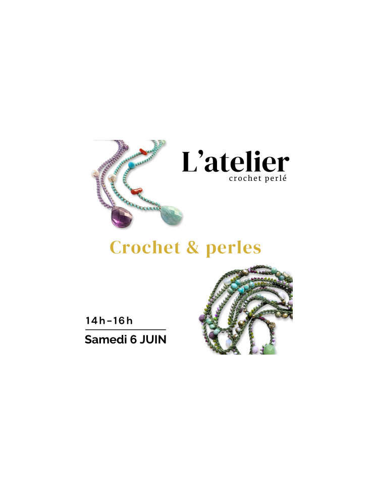 Atelier crochet et perles-formation bijoux-Pearl Access Marseille