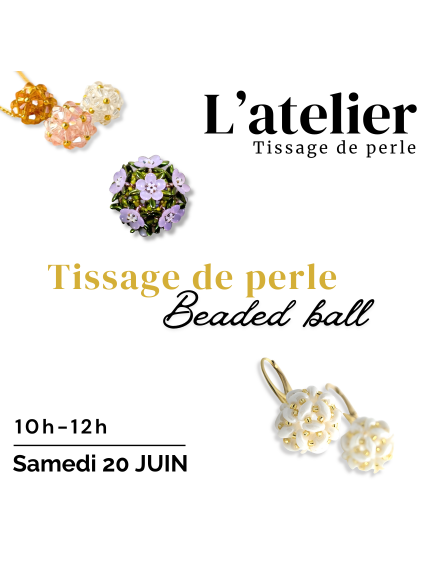 Atelier DIY bijoux-Tissage de perle- Pearl Access