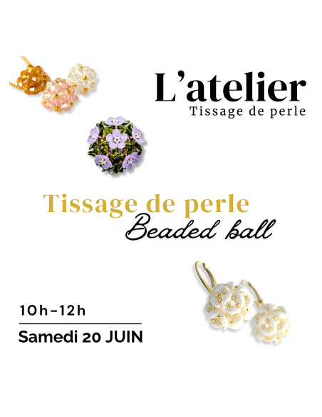Atelier DIY bijoux-Tissage de perle- Pearl Access