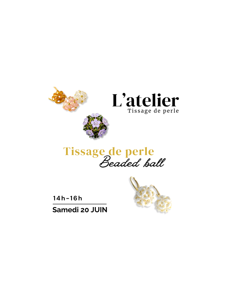 Atelier Diy Bijoux beaded ball- Pearl Access Marseille
