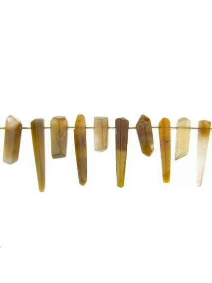 Quartz hématoïde jaune 18-50mm  Les Formes diverses en lot- 1