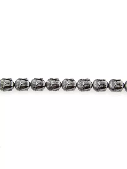 Hématite bouddha 10x9mm  Les lots d'Etoiles coeurs et autres sujets- 1