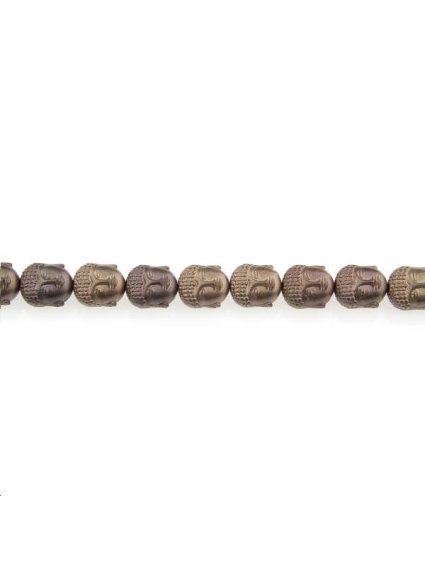 Hématite bouddha 10x9mm  Les lots d'Etoiles coeurs et autres sujets- 1