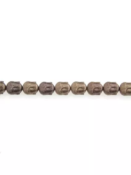 Hématite bouddha 10x9mm  Les lots d'Etoiles coeurs et autres sujets- 1