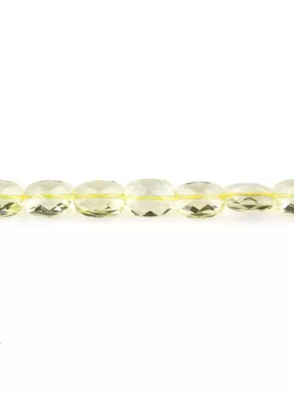 Quartz citron rectangle facettes 12x9mm  Rondes facettes 8mm et plus en lot- 1
