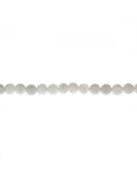 Pierre de lune ronde 6mm Les perles rondes 6-7mm en lot- 1