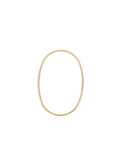 Anneau oval soudé 19x13mm  Anneaux- 1