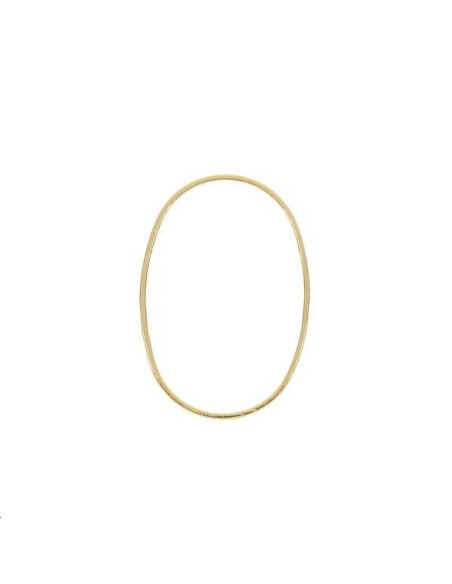 Anneau oval soudé 19x13mm  Anneaux- 1