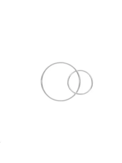Anneaux entrelacés 15 et 23mm  Anneaux- 1