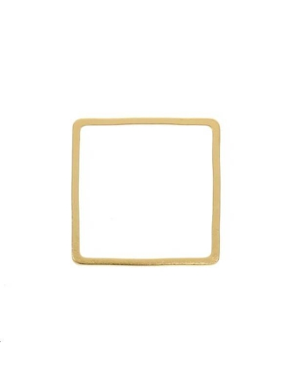 Anneau fil carré 18x18x1mm  Anneaux- 1
