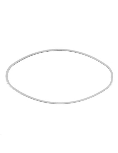 Anneau oval fil carré 40x20x1mm  Anneaux- 1