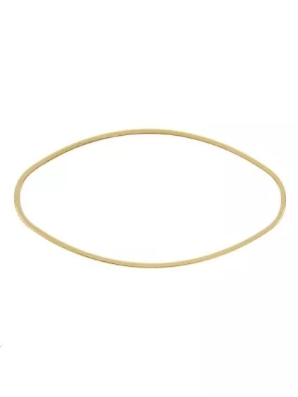 Anneau oval fil carré 40x20x1mm  Anneaux- 1