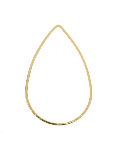 Anneau goutte fil carré 25x38x1mm  Anneaux- 1