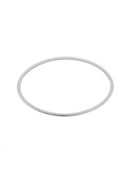 Anneau oval fil carré 26x16mm  Anneaux- 1