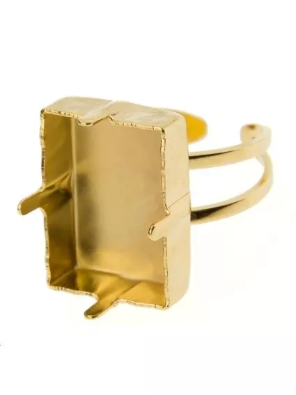 Corps de bague avec sertissure 18mm  Bagues- 1