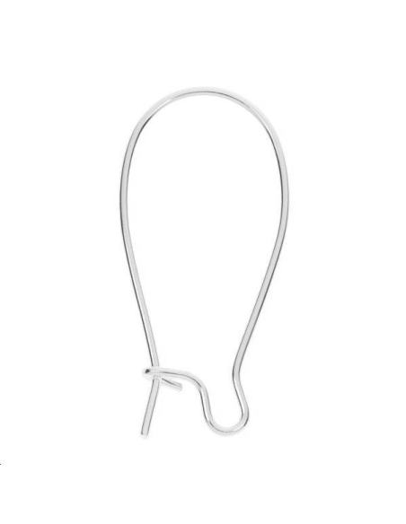 Crochets d'oreilles 25mm  Boucles d'oreilles- 1 Crochets d'oreilles 25mm  Boucles d'oreilles- 1