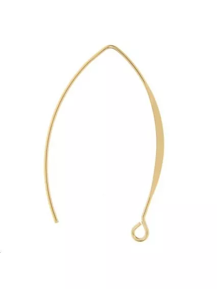 Crochets d'oreilles arc 38mm  Boucles d'oreilles- 1
