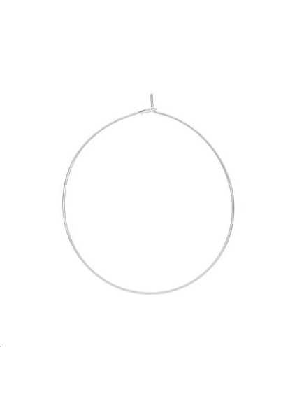 Créoles 40mm 1 anneau  Boucles d'oreilles- 1