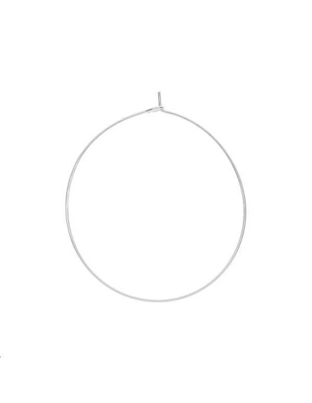 Créoles 40mm 1 anneau  Boucles d'oreilles- 1