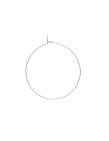 Créoles 35mm 1 anneau  Boucles d'oreilles- 1
