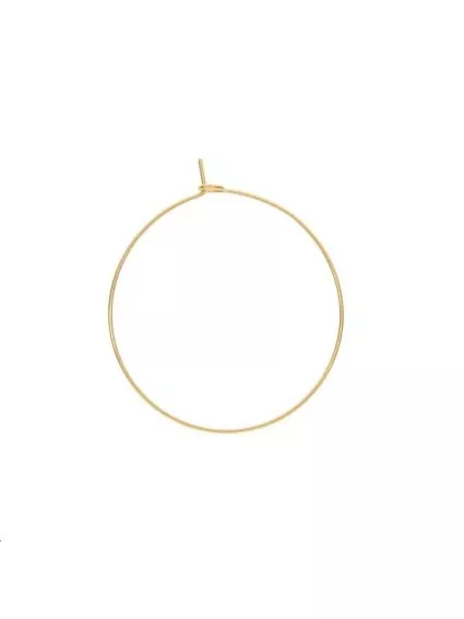 Créoles 35mm 1 anneau  Boucles d'oreilles- 1