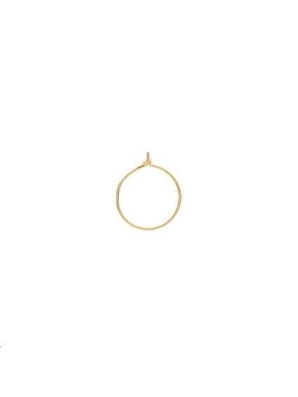 Créoles 20mm 1 anneau  Boucles d'oreilles- 1
