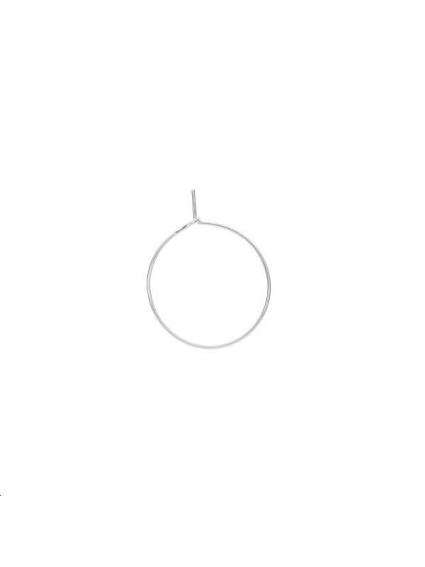 Créoles 25mm 1 anneau  Boucles d'oreilles- 1