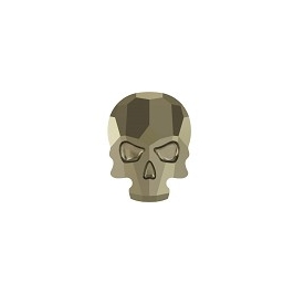 Skull flat back