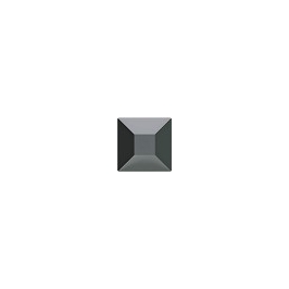 Square flat back 6mm