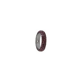 Pave ring 14.5mm 2 trous