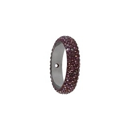 Pave ring 18.5mm 1 trou