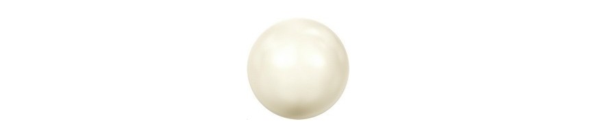 Perles nacrées trou large Swarovski (5811)