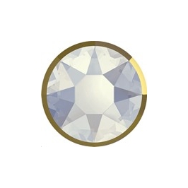 Strass plat hotfix Rimmed flat back (2078)