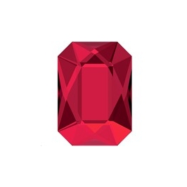 Emerald cut flat back (2602)